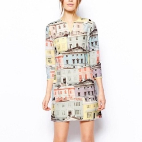 Ted Baker Regency House Print Shift Dress - Picture 1 of 13